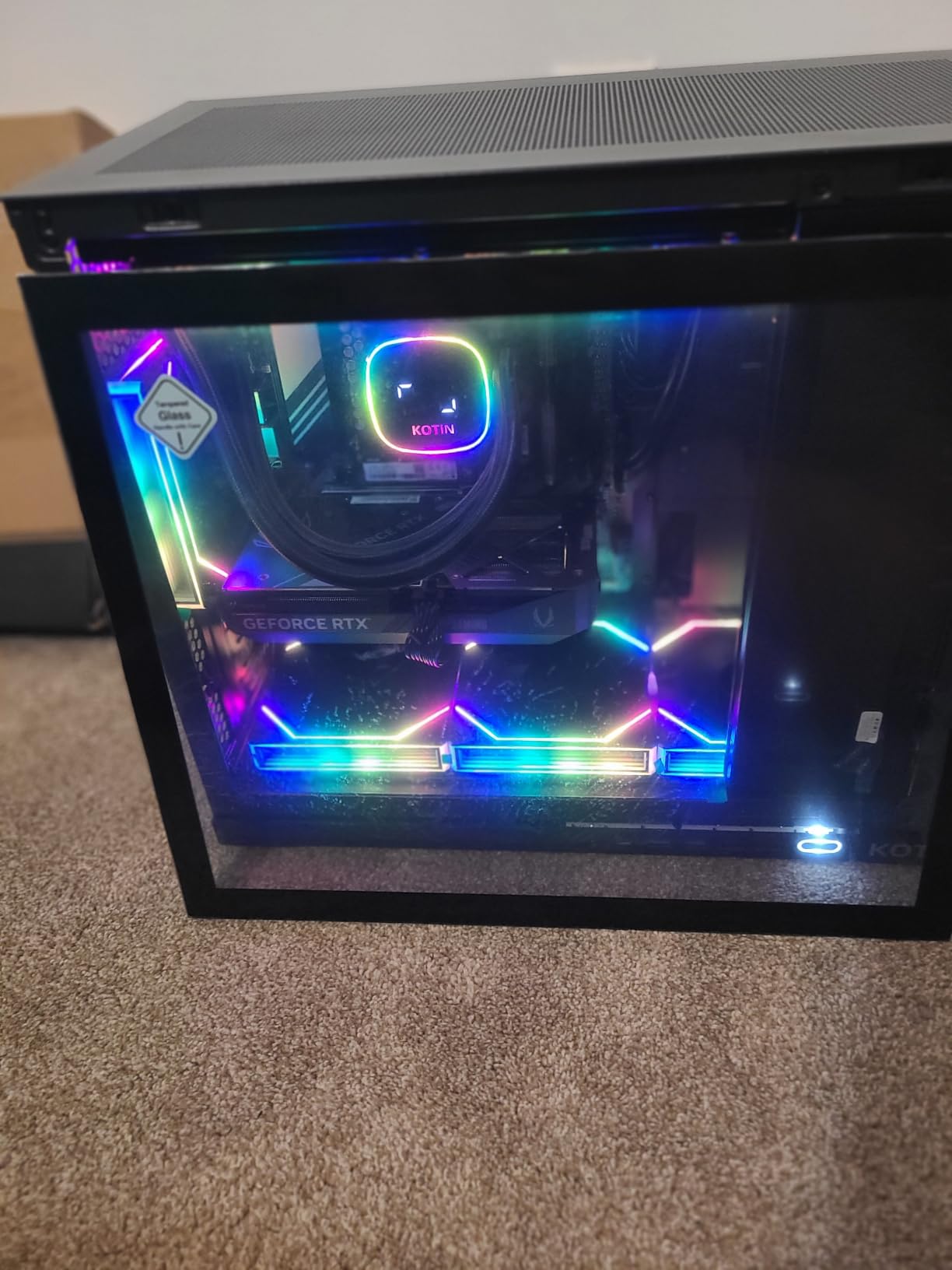KOTIN Gaming PC Desktop, Ryzen 7 9800X3D, RTX 5070 12GB, 32GB DDR5, 1TB SSD | 11.3