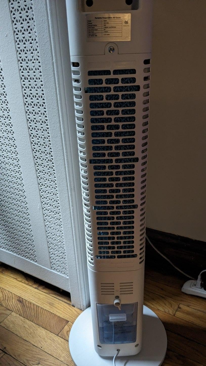 Windowless Air Conditioner Portable 1800CFM w/4 Modes&3 Speeds, 15H Timer, 3 Gal Tank for 24H Cooling 600Sq.Ft, 120°Swing Swamp Cooler Air Conditioner, Evaporative Air Cooler No Hose for Room customer photo 1