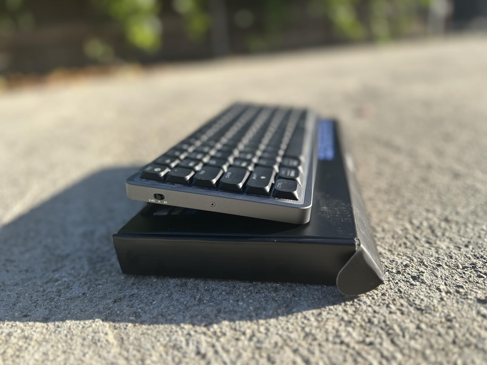 Air75 Low Profile Wireless Mechanical Keyboard, 75% Aluminum Frame, Hot Swappable, PBT Keycaps, RGB Backlit, Bluetooth/2.4GHz/USB-C, Gaming Keyboard with Web Driver for Mac Windows (Black) customer photo 1