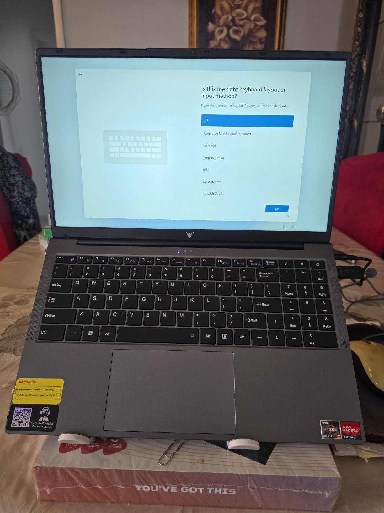 Light Gaming Laptop, AMD Ryzen 7 5700U (Up to 4.3GHz), 16GB RAM 512GB SSD, 15.6 inch Laptop Computer, WiFi 6, BT5.2, Webcam, Type-C, High Performance Laptop for Student, Business customer photo 1