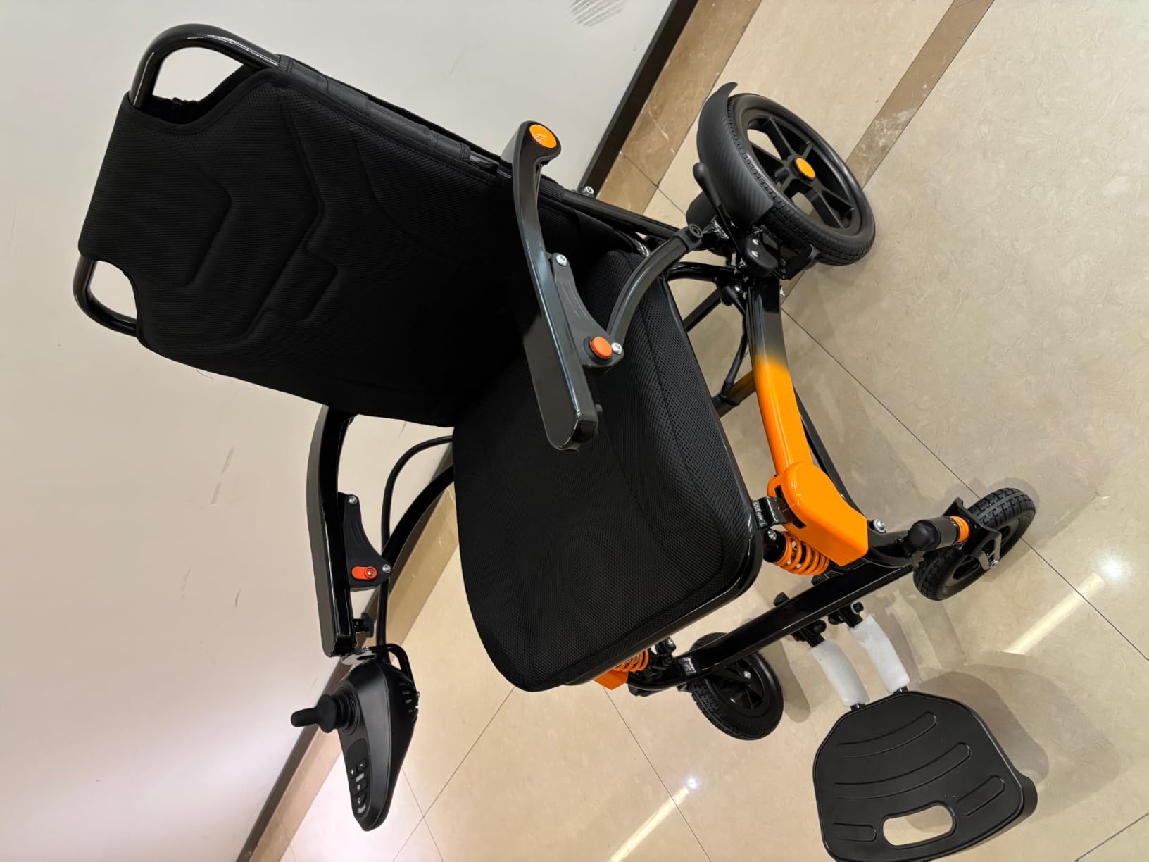 39LB Electric Wheelchairs for Seniors Ultra Lightweight, 25 Miles Long Travel Range Motorized Wheelchair, All Terrain Compact Portable Power Wheelchair, Foldable Mobility Scooter for Adults customer photo 2
