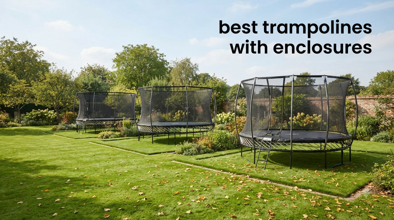 best trampolines with enclosures