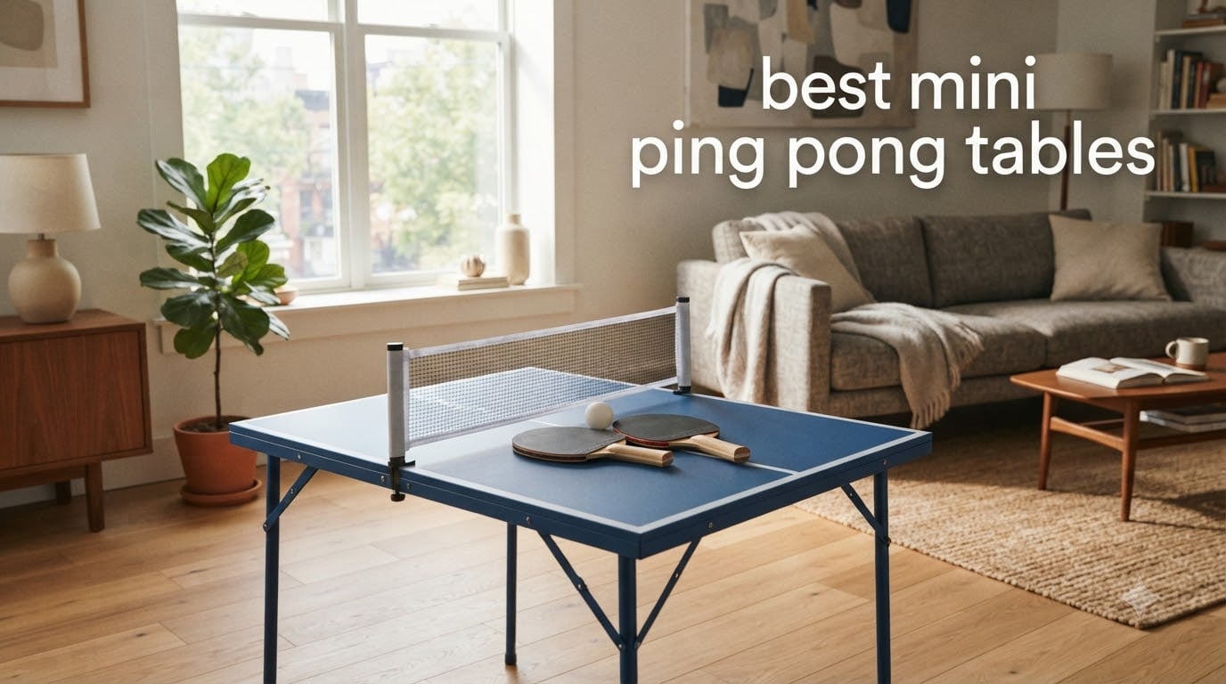 best mini ping pong tables
