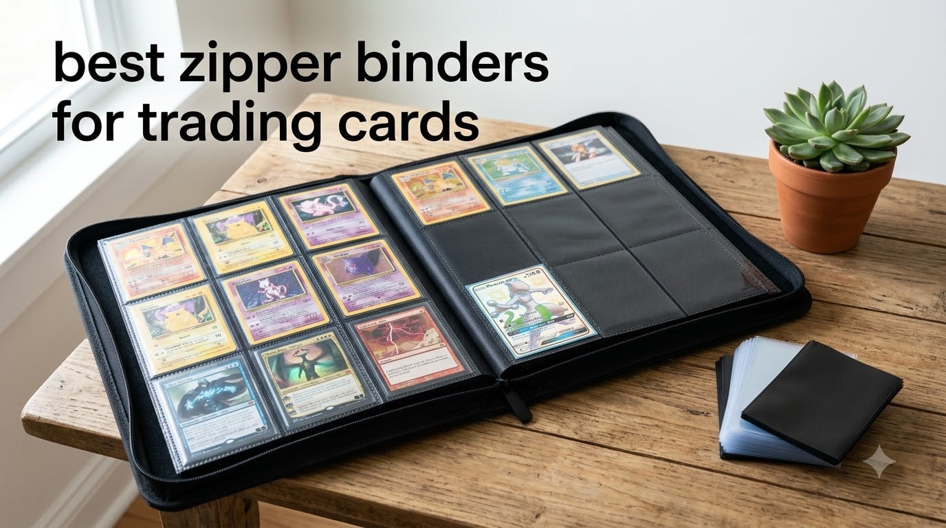 best zipper binders for trading cards