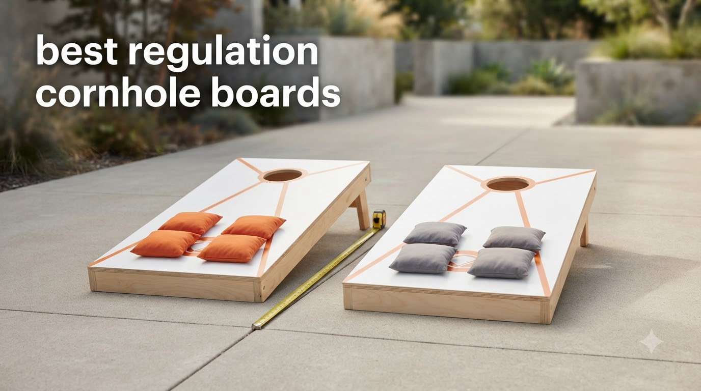 best regulation cornhole boards