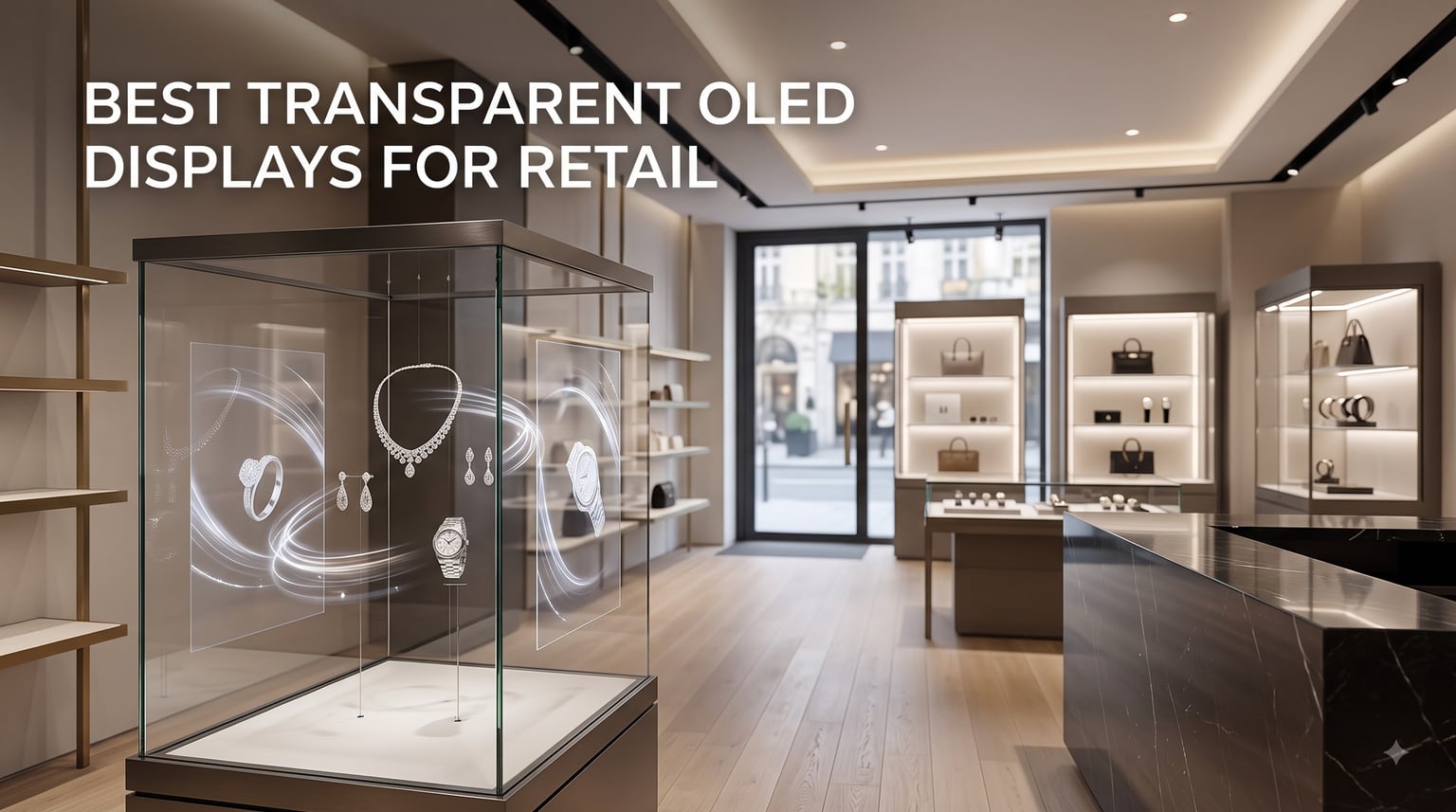 best transparent oled displays for retail