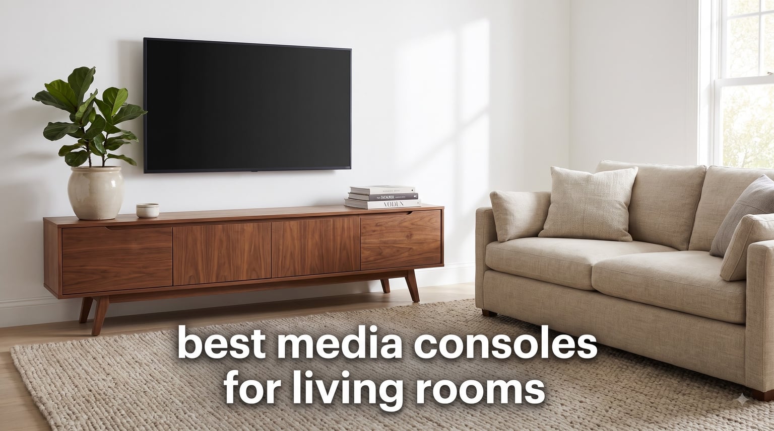 best media consoles for living rooms