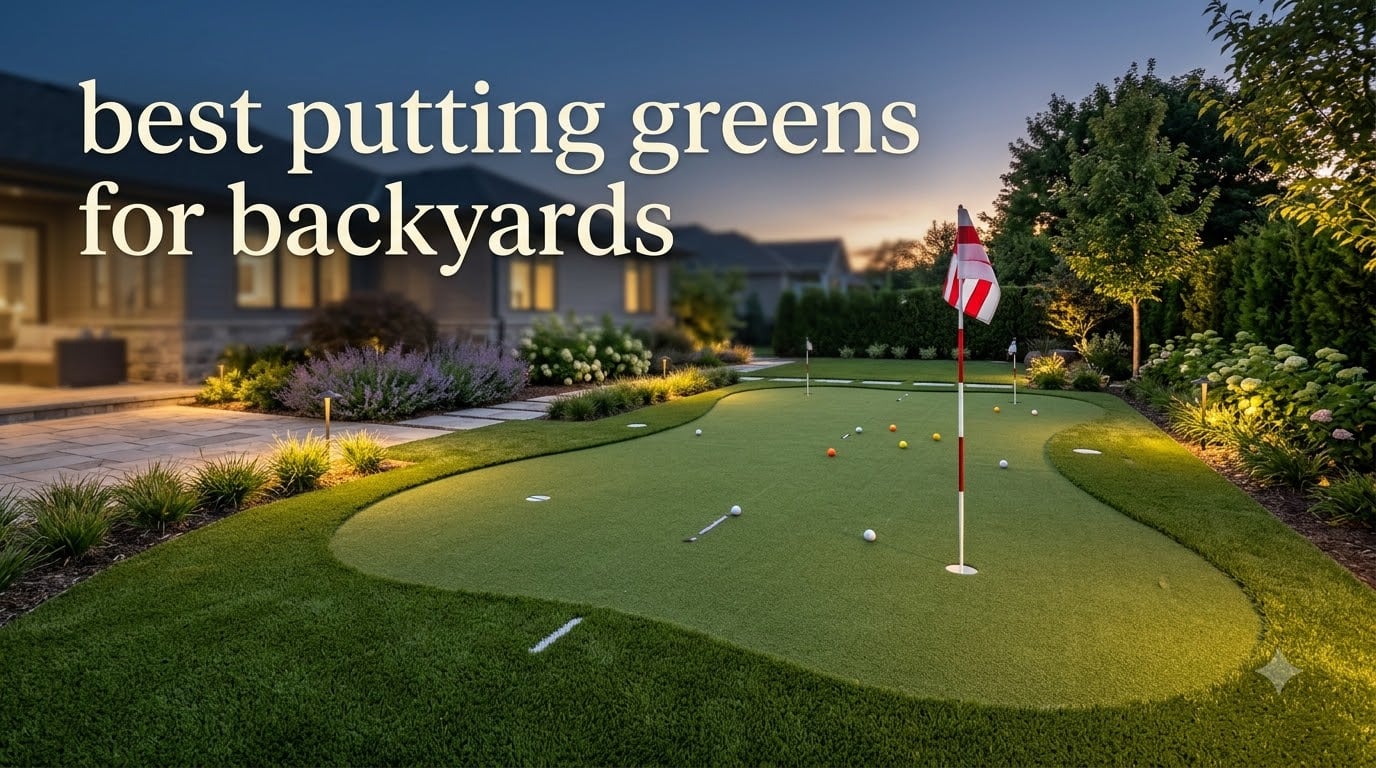 best putting greens for backyards