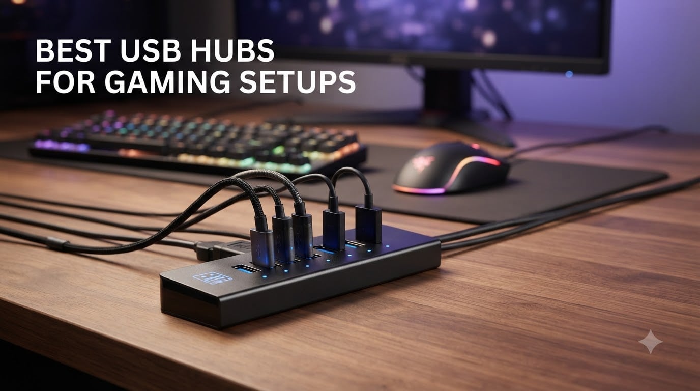 best USB hubs for gaming setups