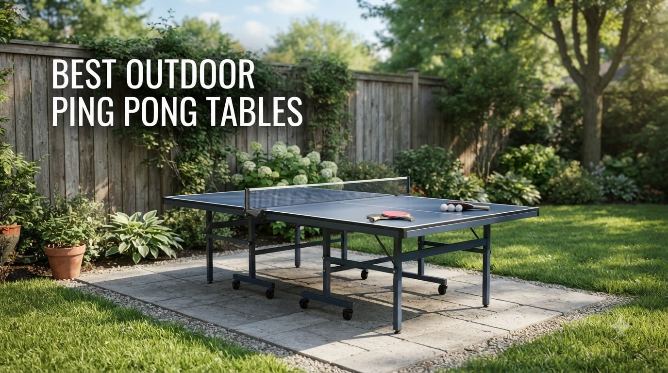 best outdoor ping pong tables
