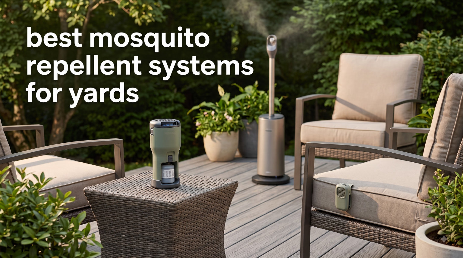 best mosquito repellent systems for yards