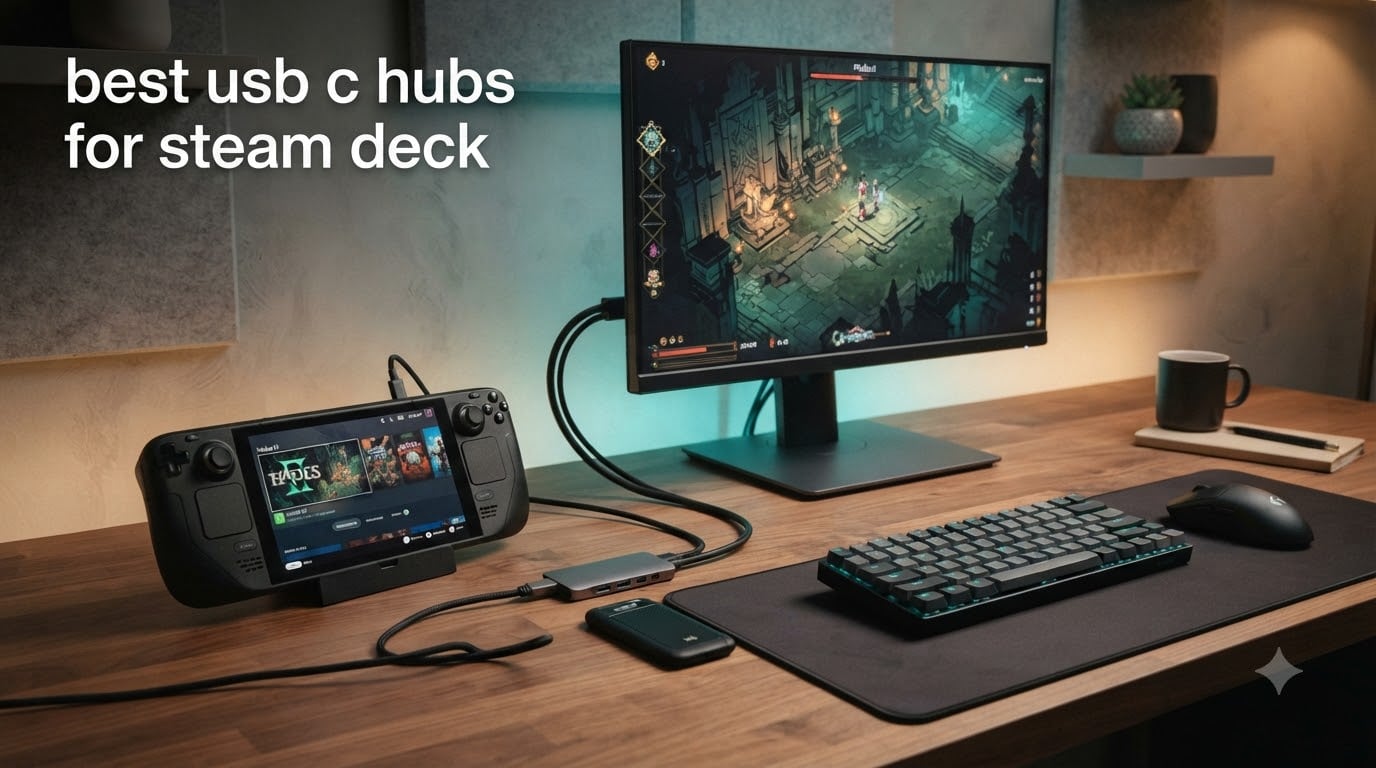 best usb c hubs for steam deck