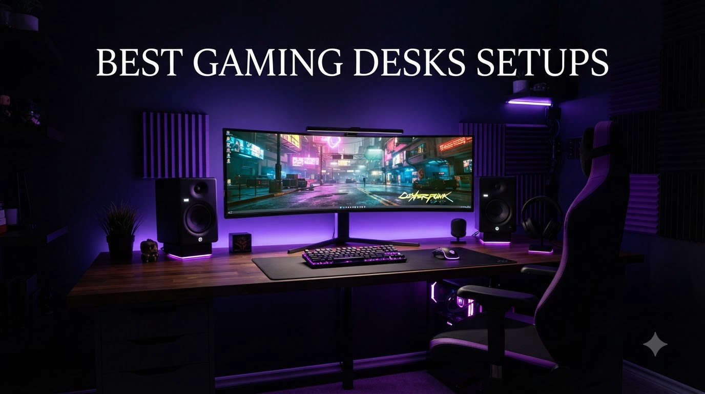 best gaming desks setups
