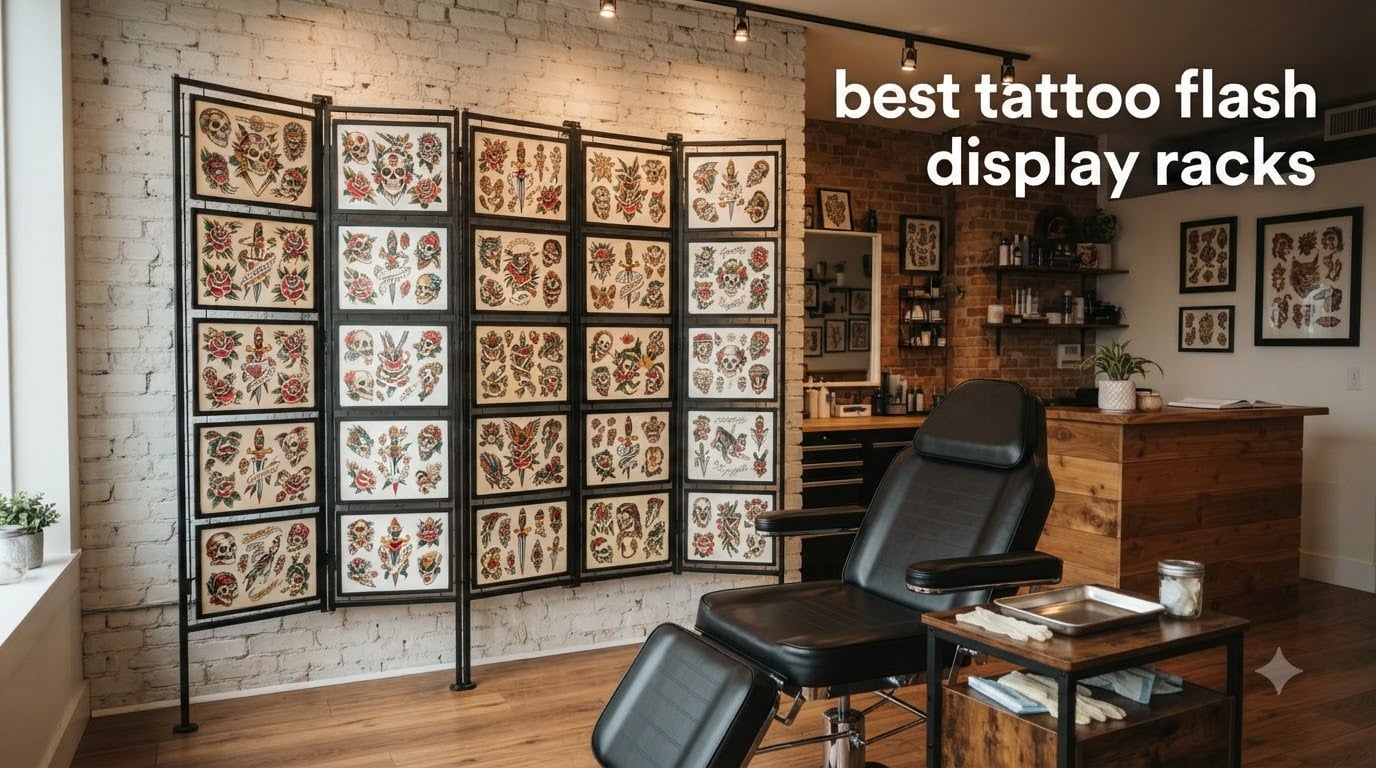 best tattoo flash display racks