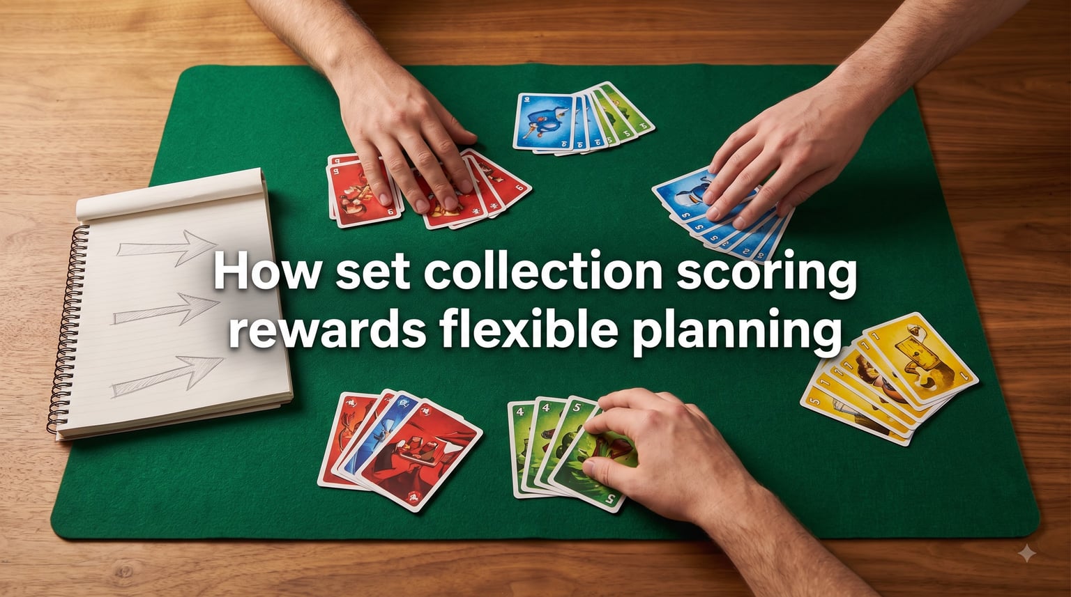 How set collection scoring rewards flexible planning
