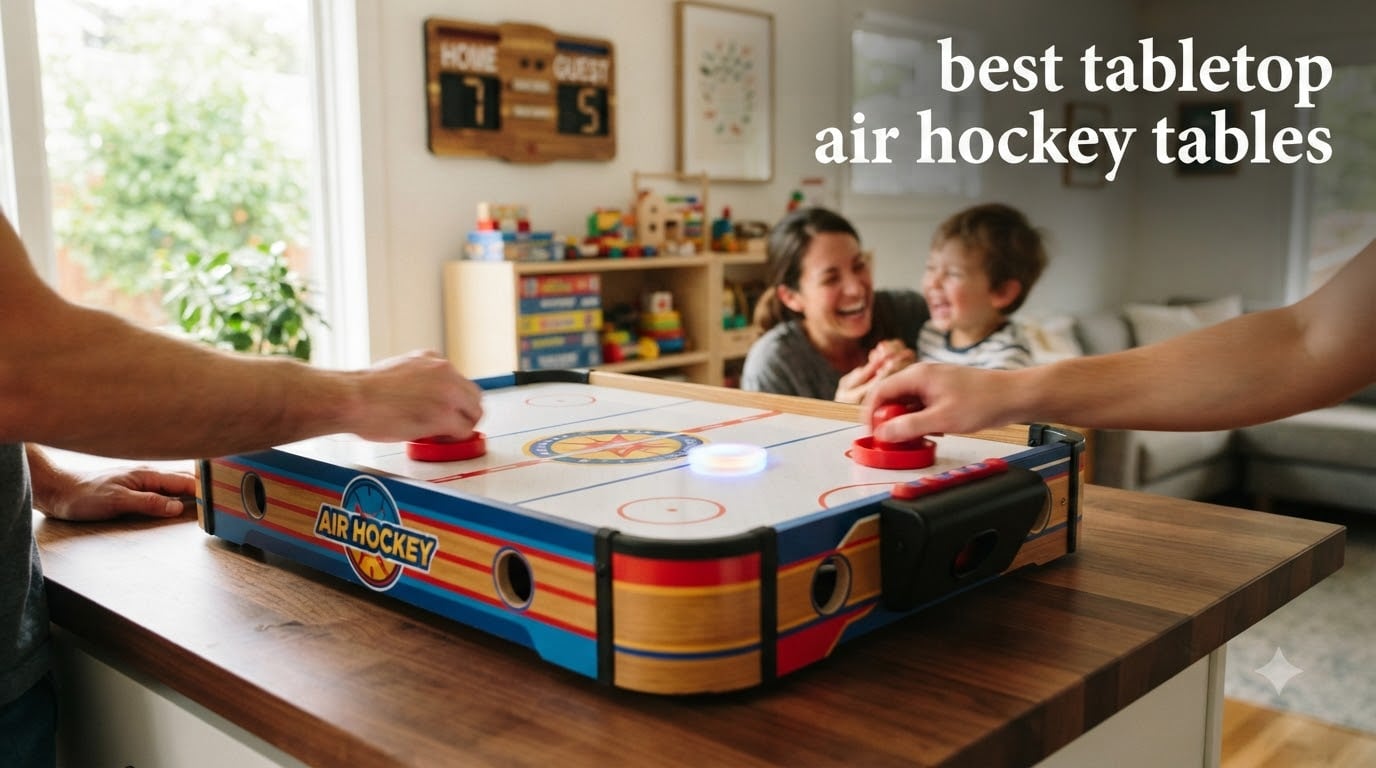 best tabletop air hockey tables