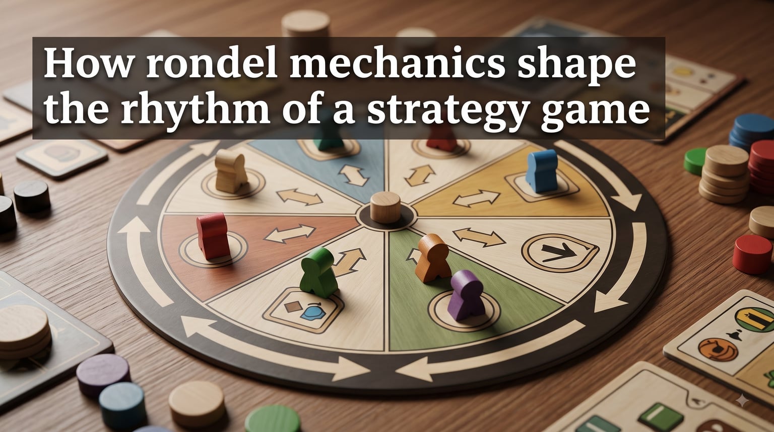 How rondel mechanics shape the rhythm of a strategy game