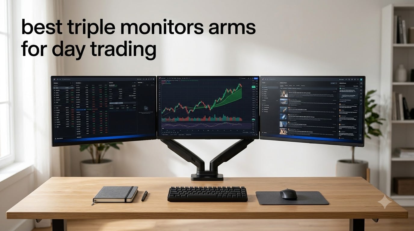 best triple monitors arms for day trading