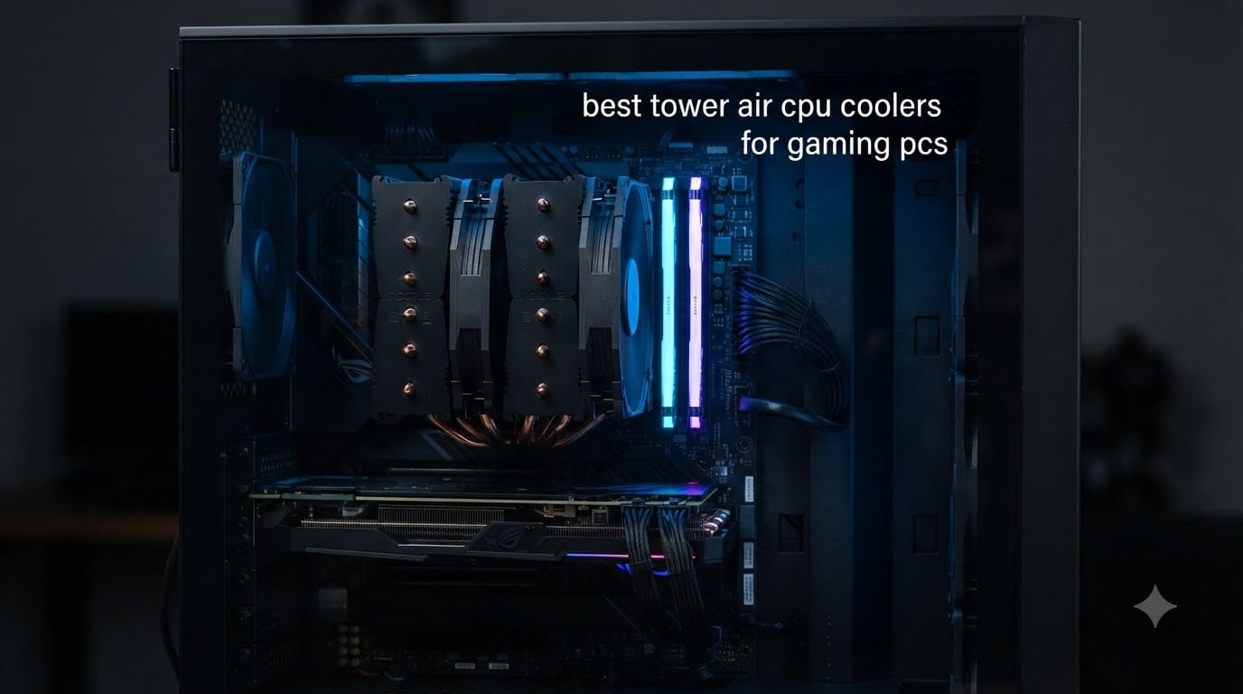best tower air cpu coolers for gaming pcs