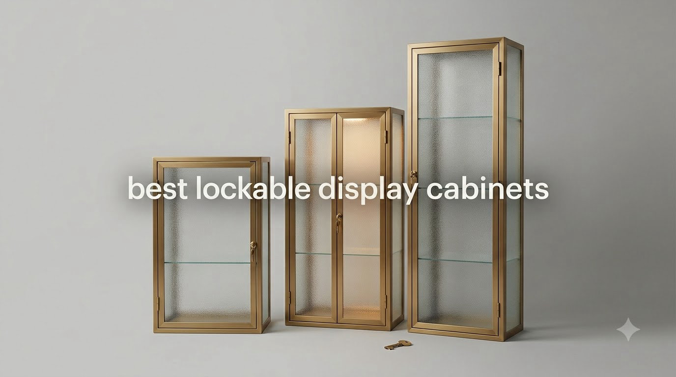 best lockable display cabinets