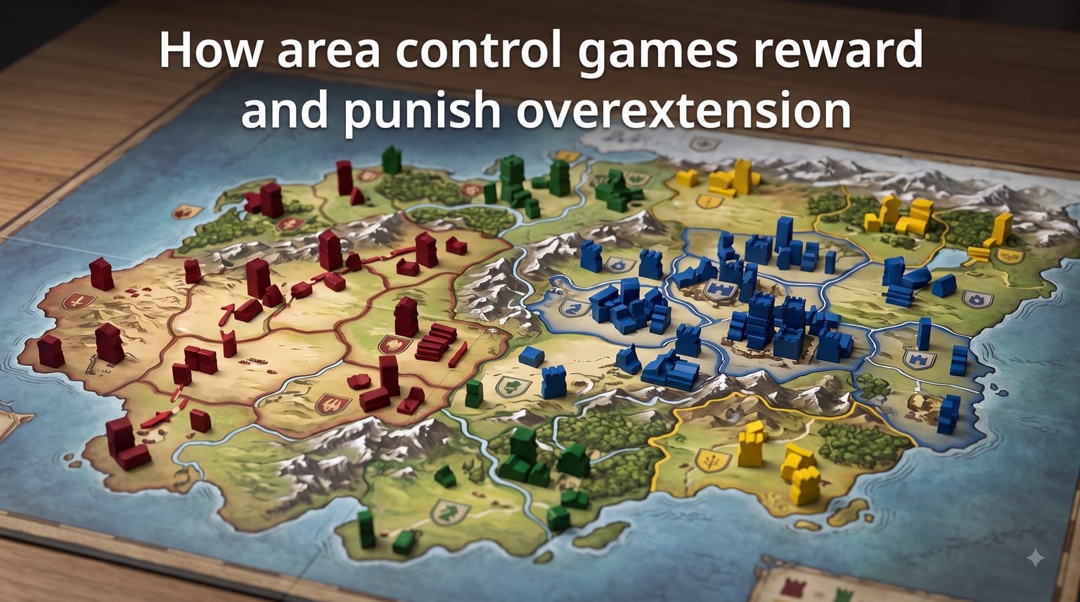 How area control games reward and punish overextension