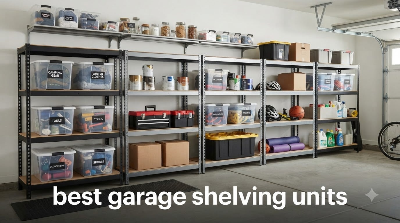 best garage shelving units