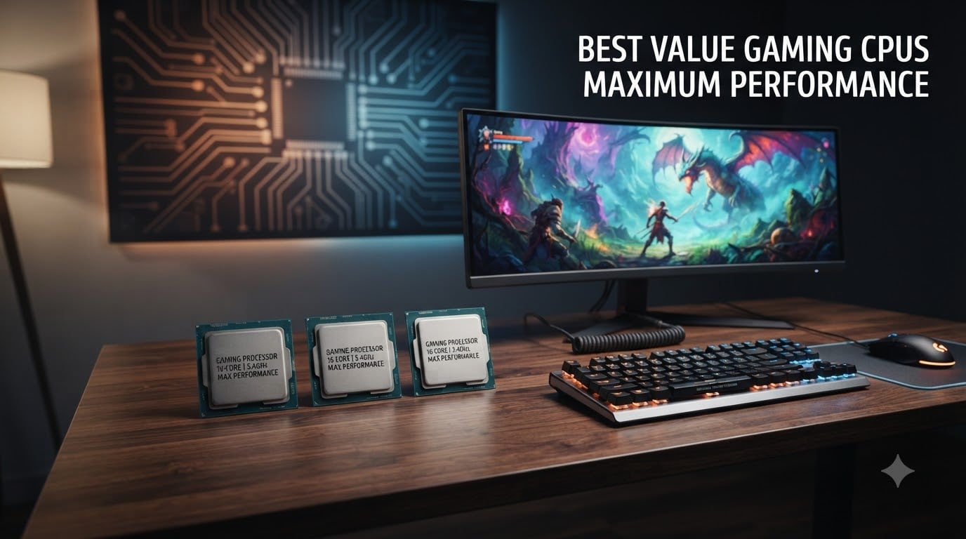 best value gaming cpus maximum performance