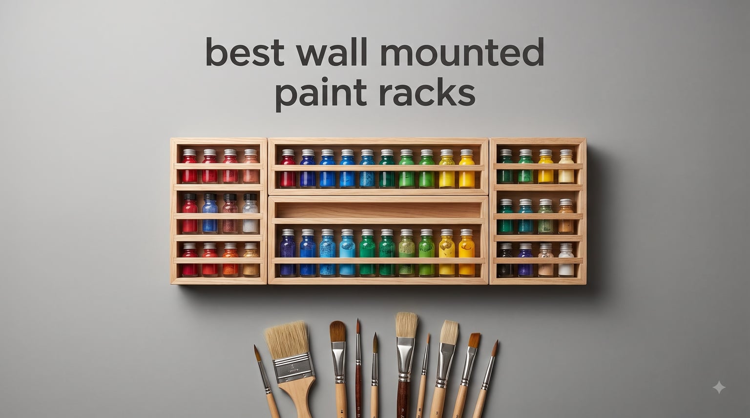 best wall mounted paint racks
