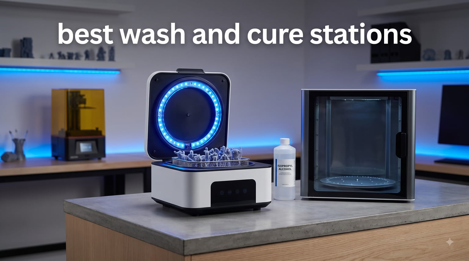 best wash and cure stations
