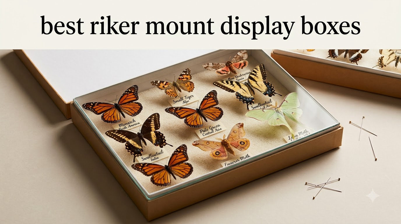 best riker mount display boxes