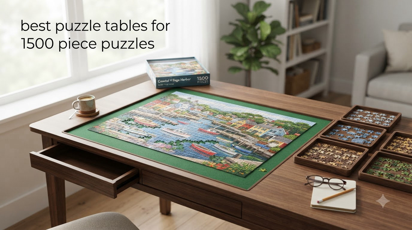 best puzzle tables for 1500 piece puzzles