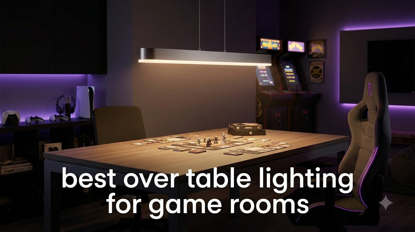 best over table lighting for game rooms