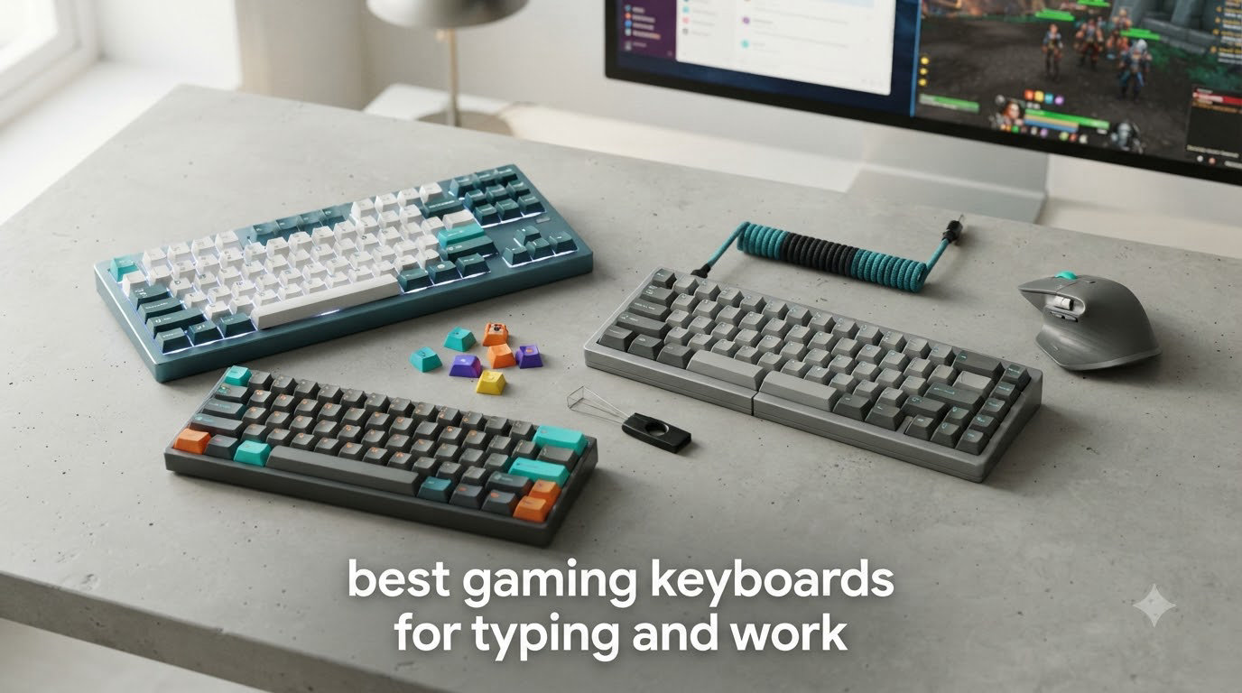 best gaming keyboards for typing and work