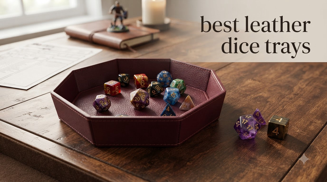 best leather dice trays