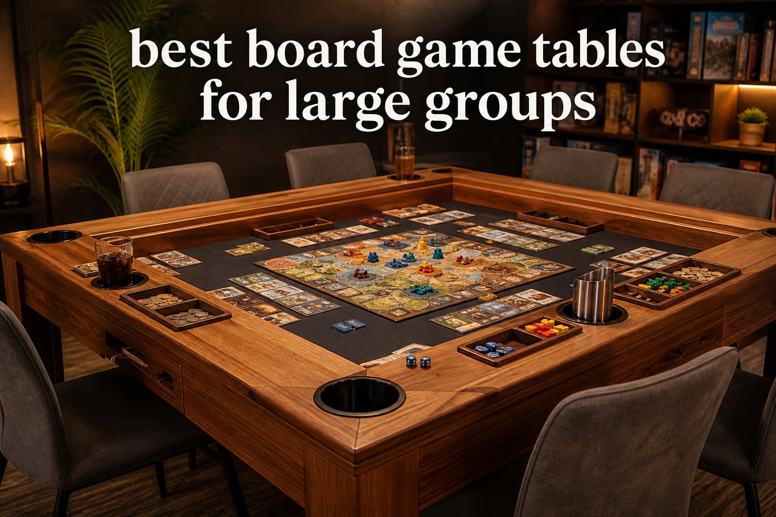 best board game tables for large groups