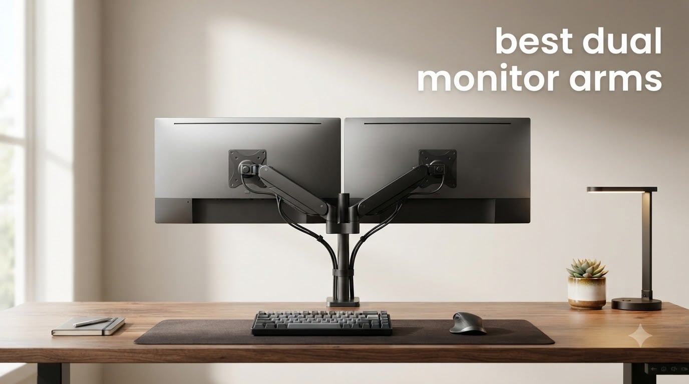 best dual monitor arms