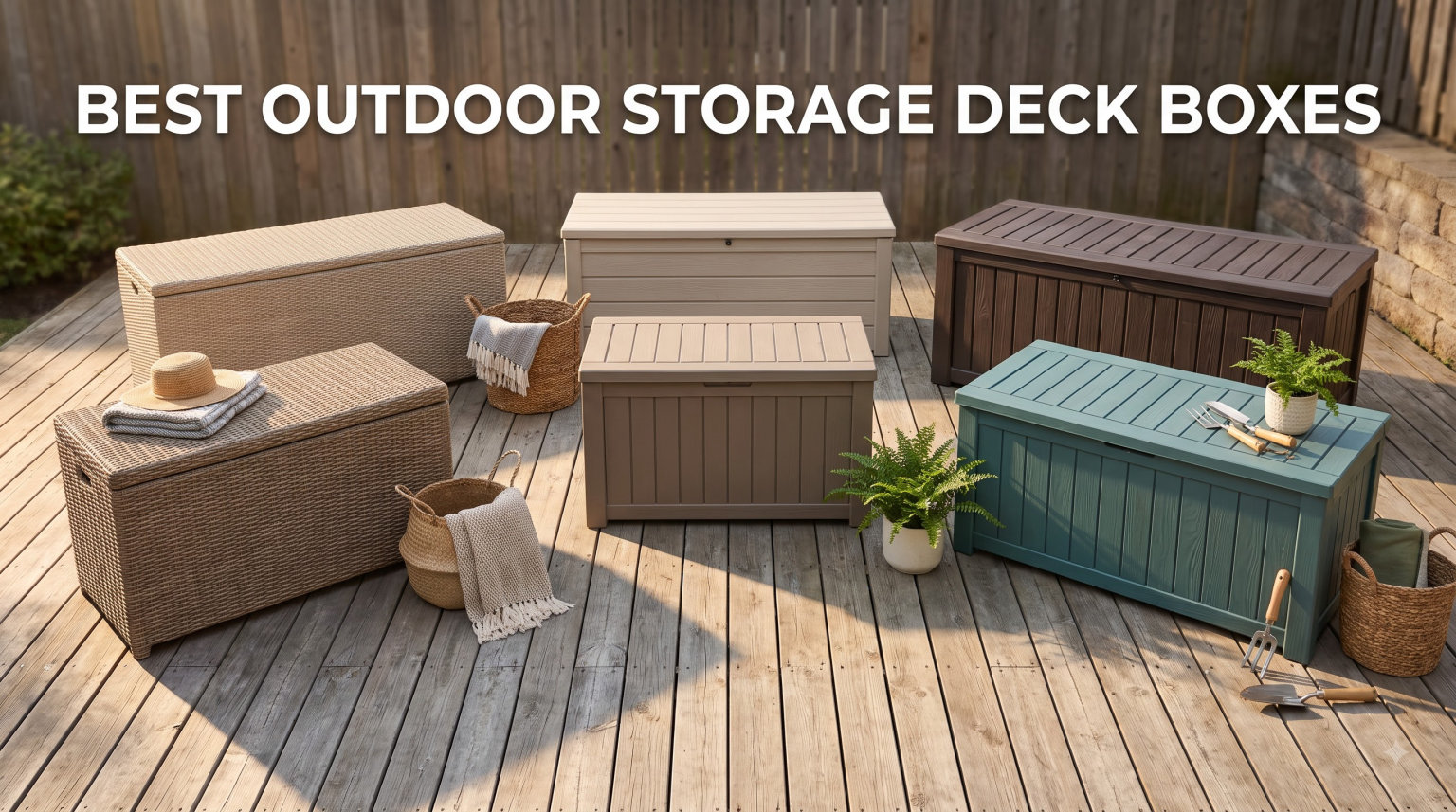 best outdoor storage deck boxes