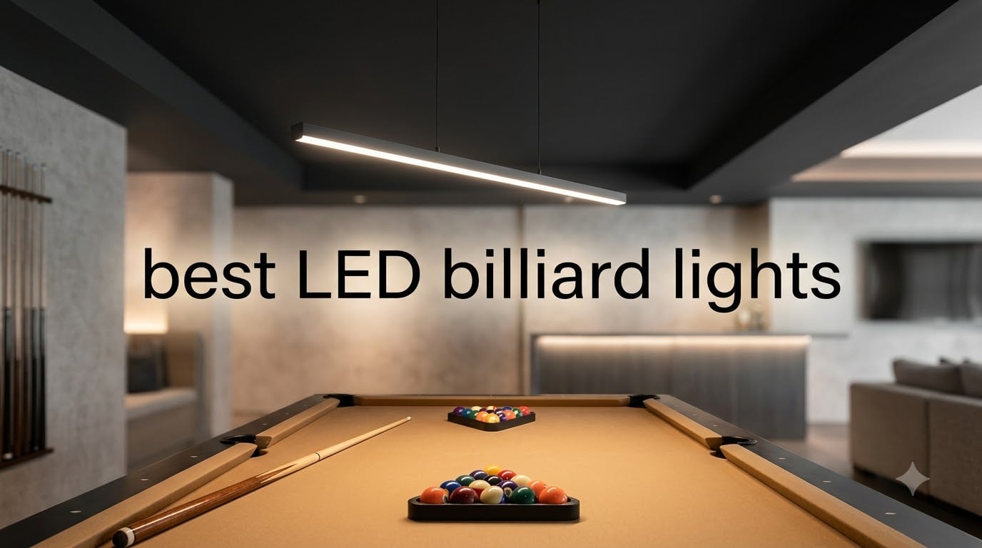 best LED billiard lights