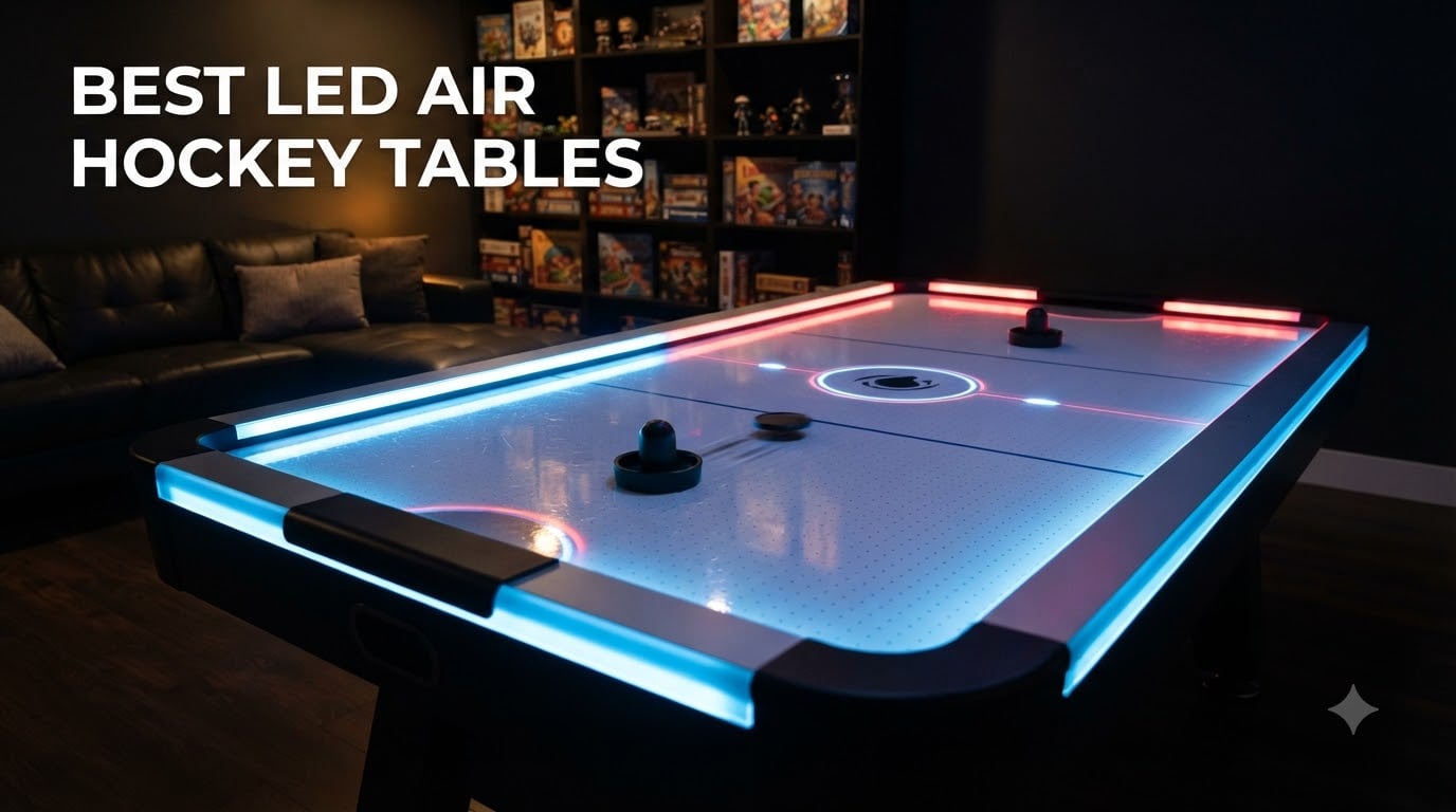 best LED air hockey tables