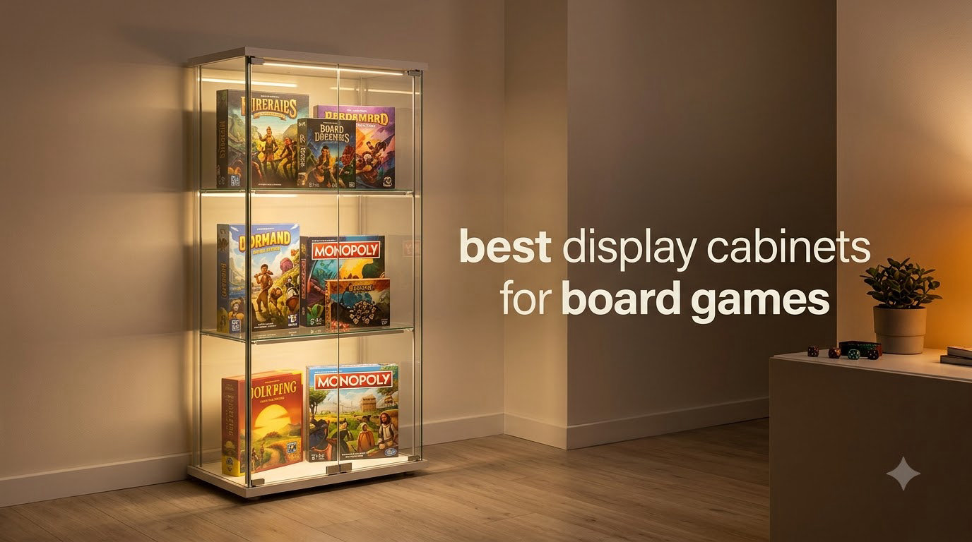 best display cabinets for board games