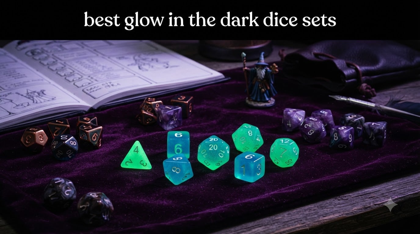 best glow in the dark dice sets