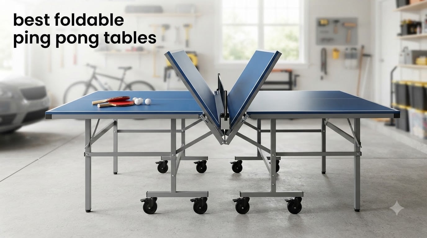 best foldable ping pong tables