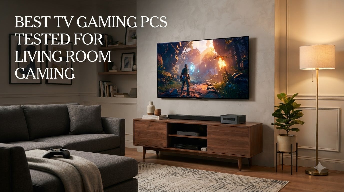 best tv gaming pcs tested for living room gaming
