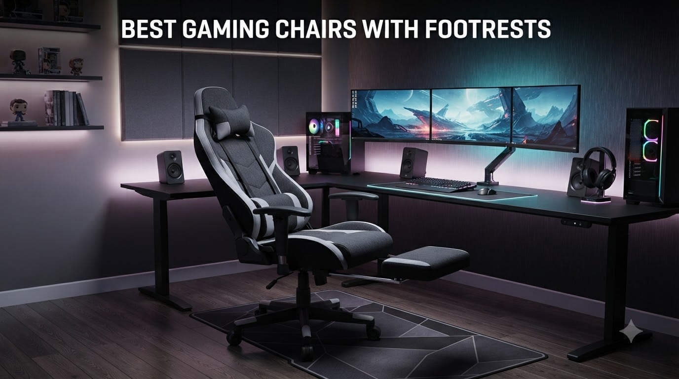 best gaming chairs with footrests