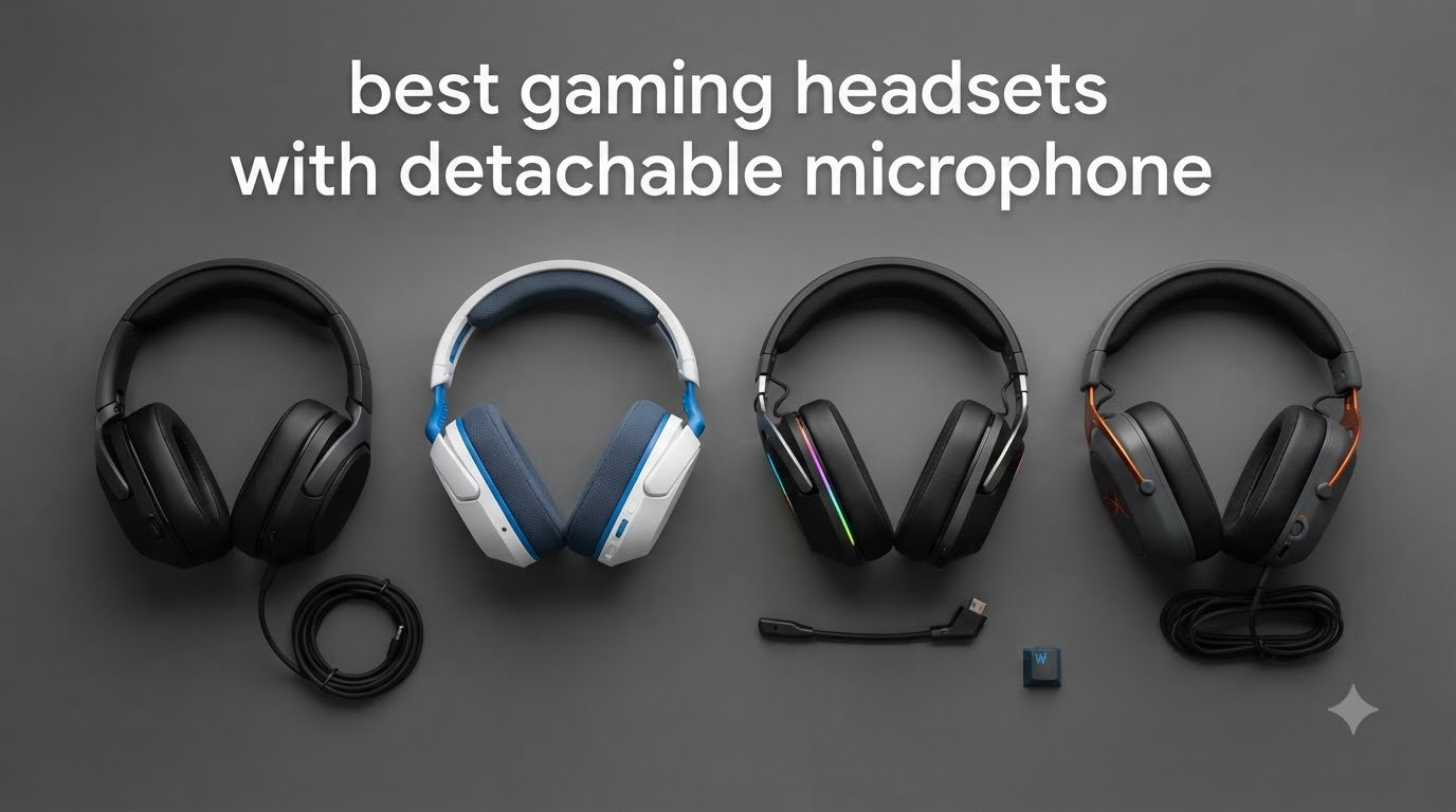 best gaming headsets with detachable microphone