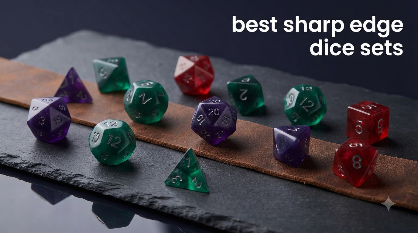 best sharp edge dice sets