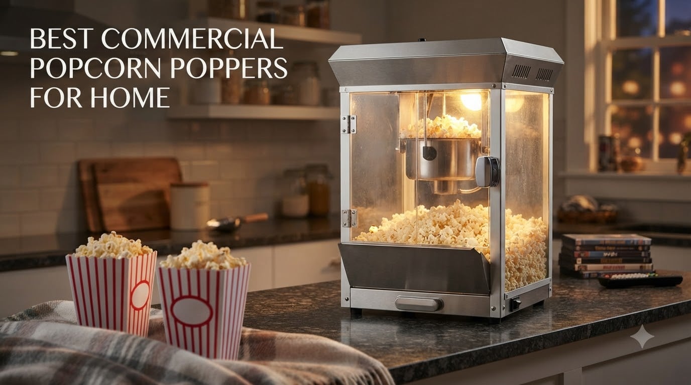 best commercial popcorn poppers for home