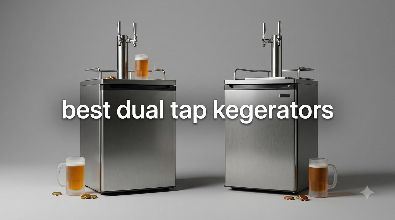 best dual tap kegerators