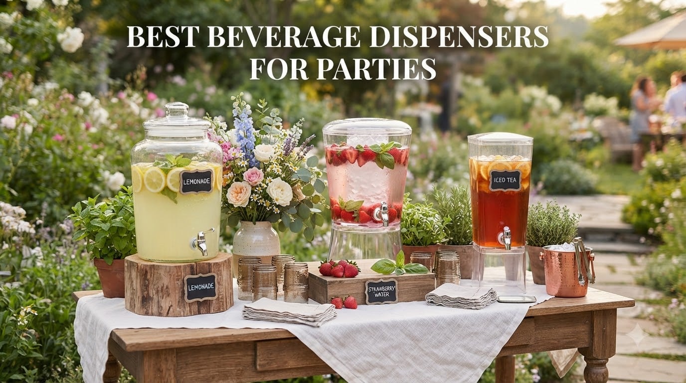best beverage dispensers for parties