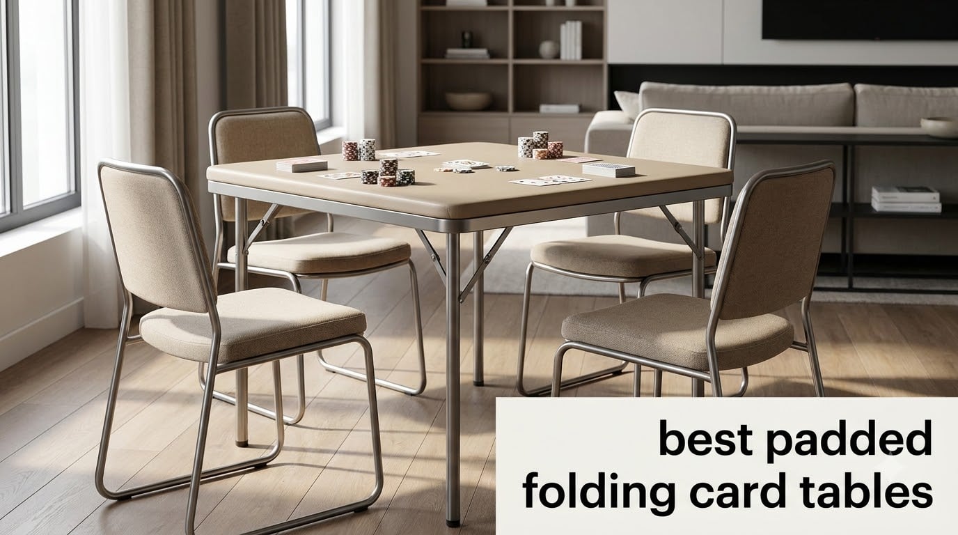 best padded folding card tables
